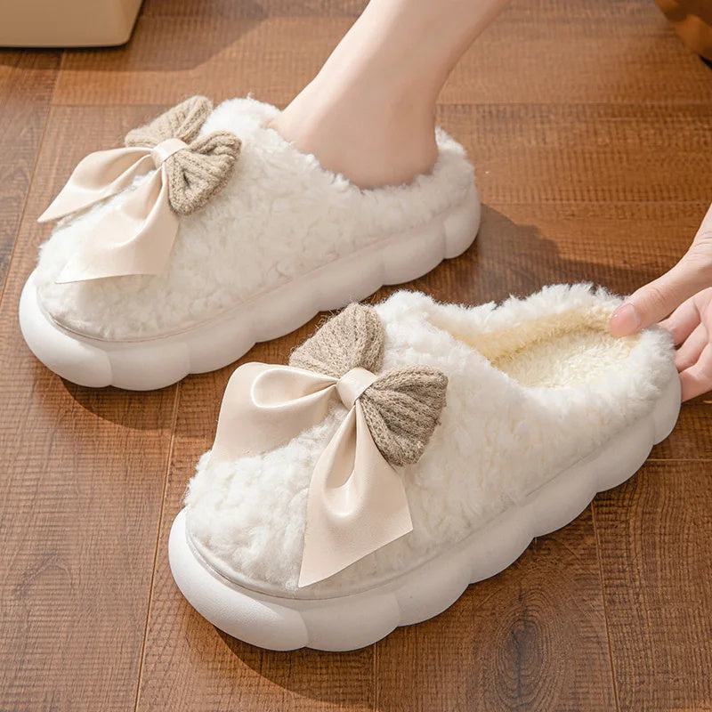 Winter Warm Fur Slippers For Women