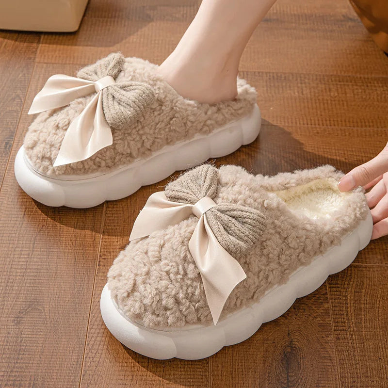 Winter Warm Fur Slippers For Women