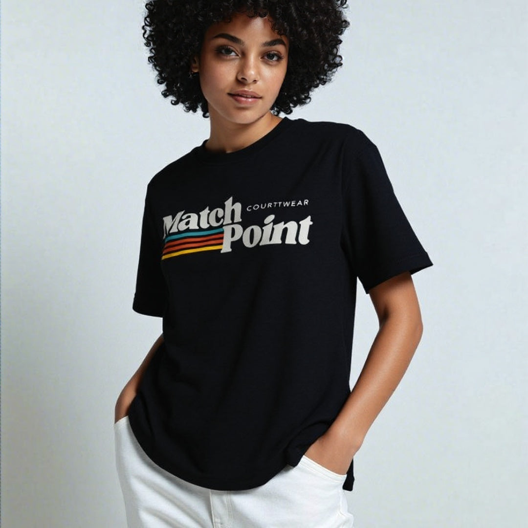 Printed Round Neck Short Sleeve