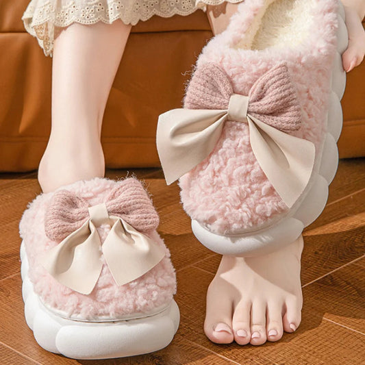 Winter Warm Fur Slippers For Women