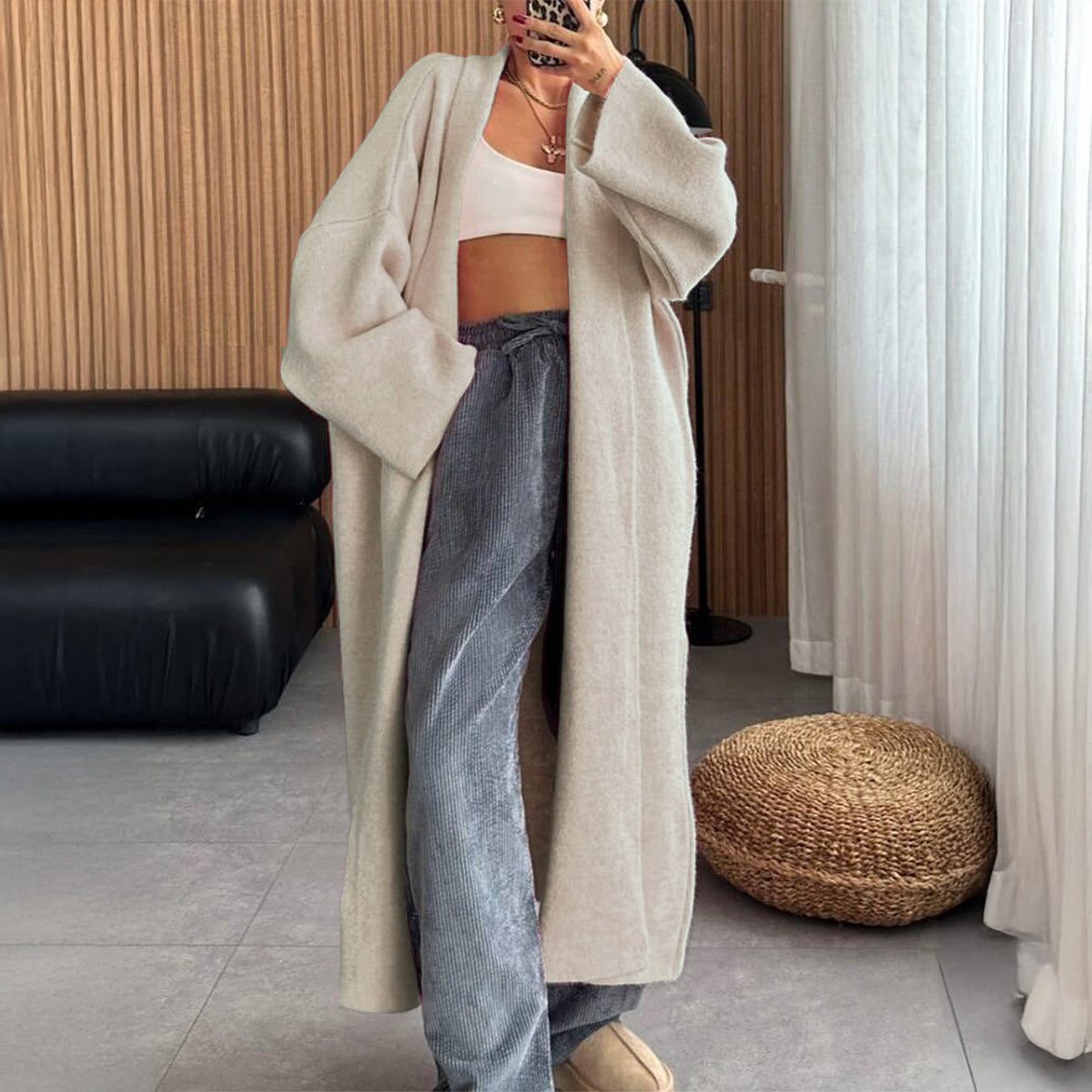 Wool  Coat Sweaters