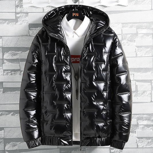 Casual Warm Glossy Cotton Coat