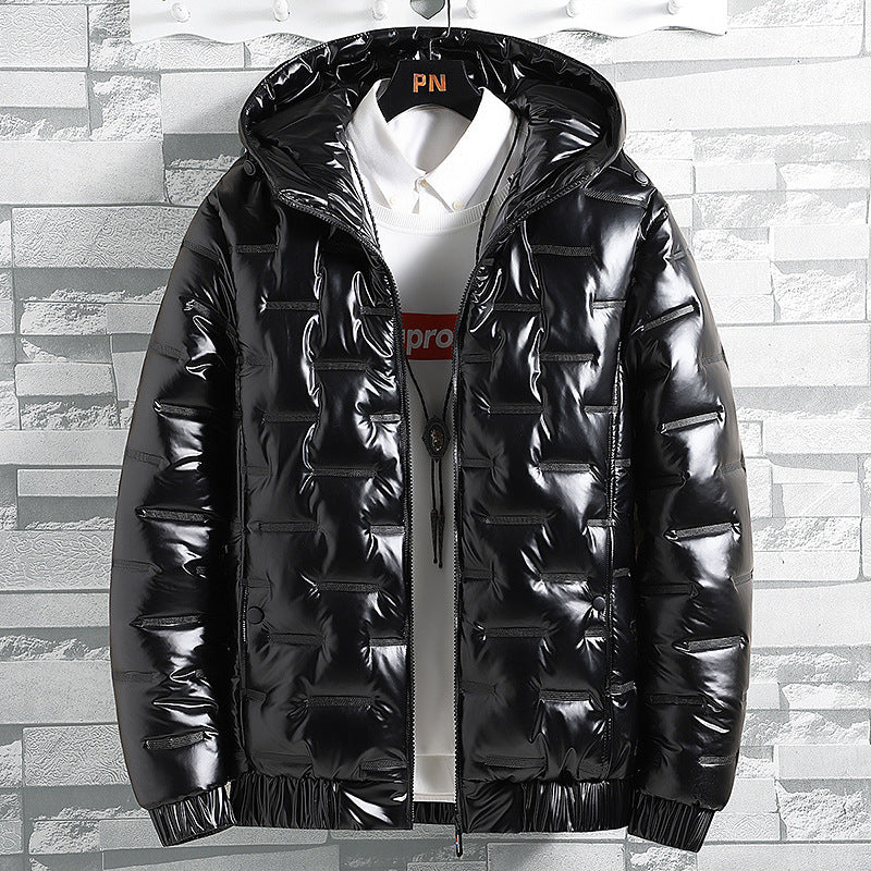 Casual Warm Glossy Cotton Coat