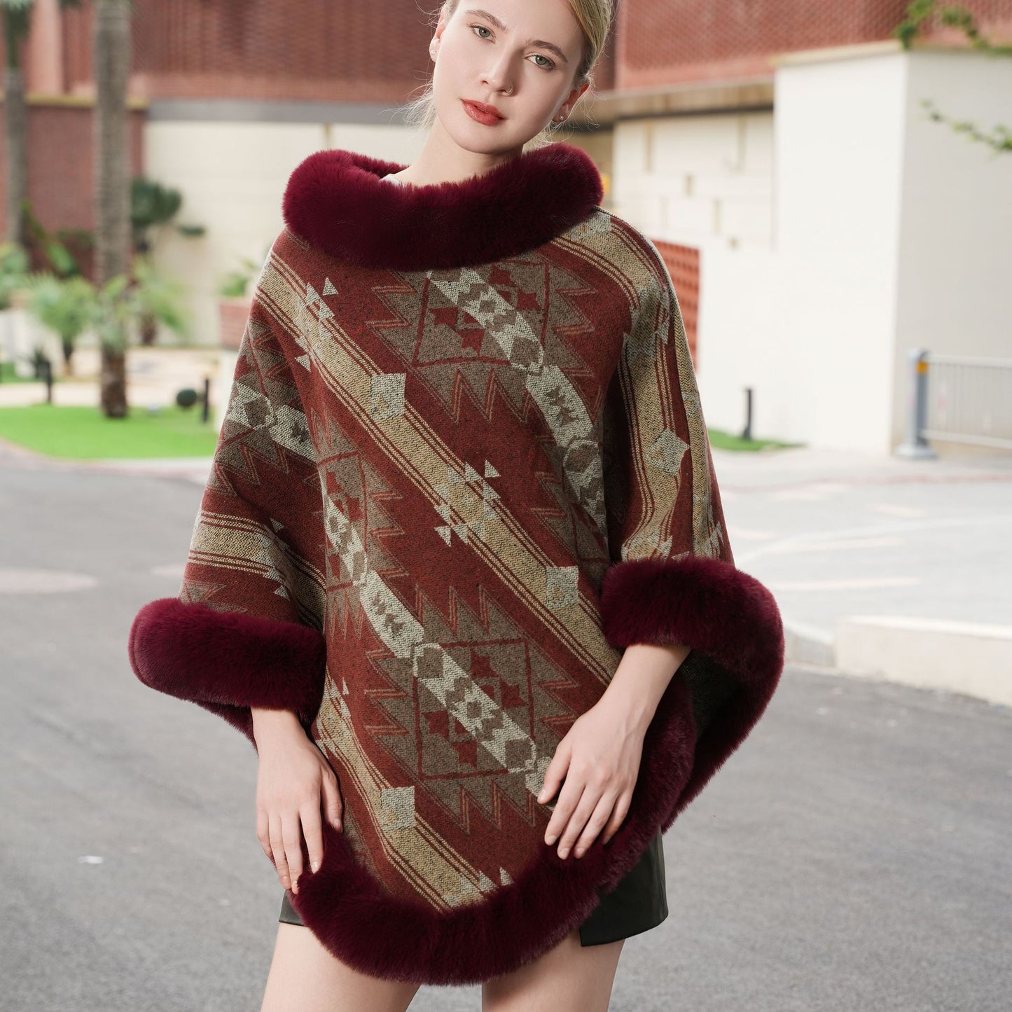 Head Cover Cape Elegant Shawl