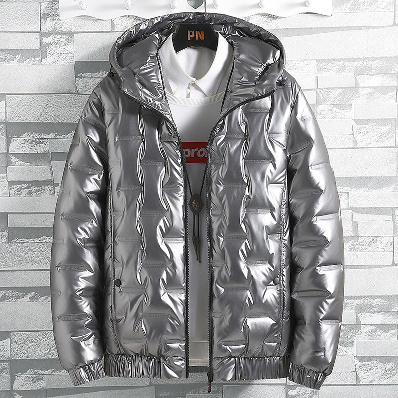 Casual Warm Glossy Cotton Coat