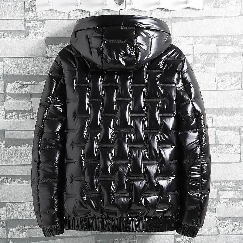 Casual Warm Glossy Cotton Coat