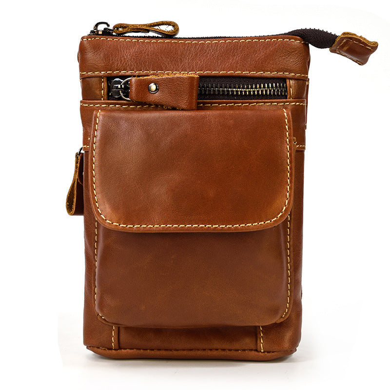 Men's Leather Belt Bag