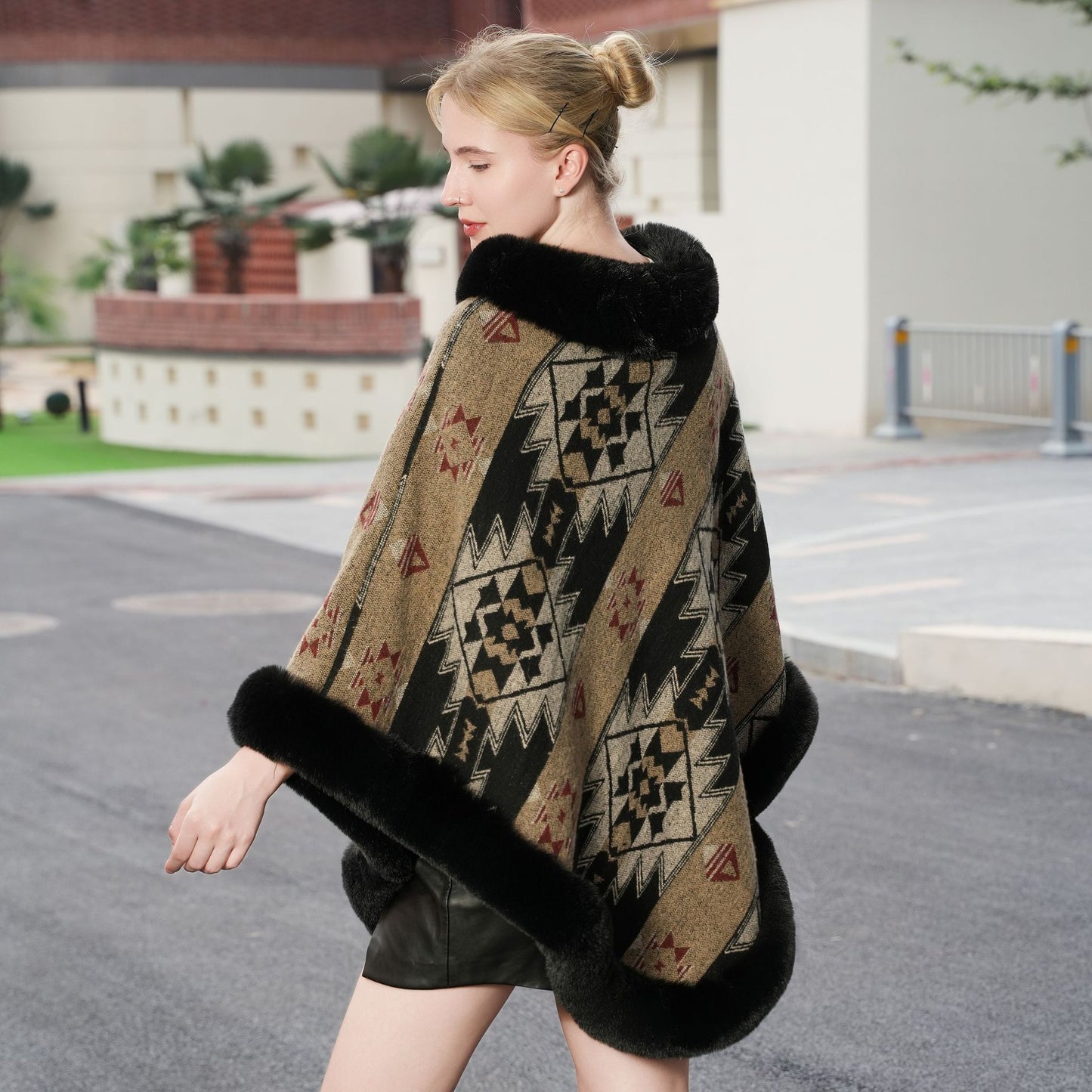 Head Cover Cape Elegant Shawl