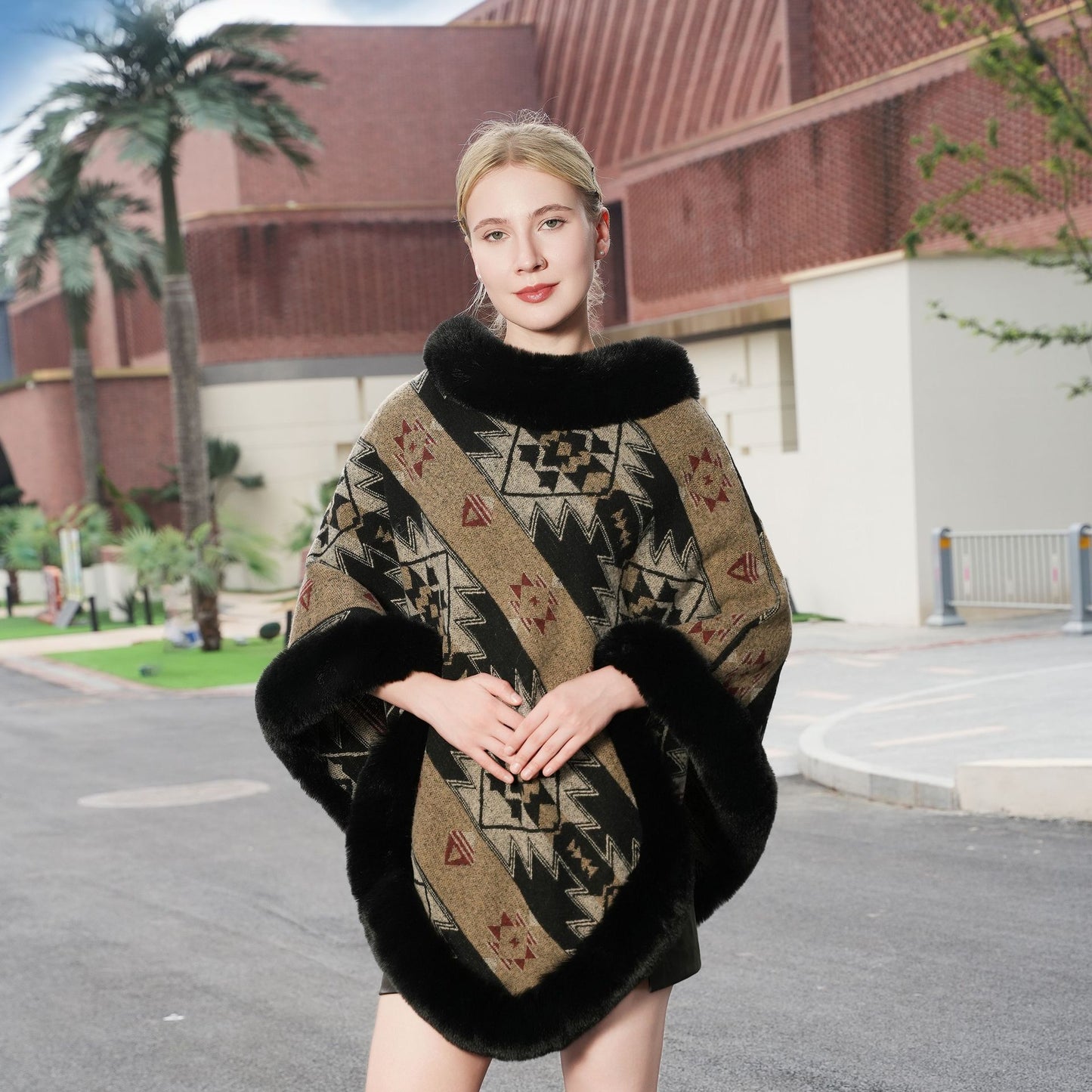 Head Cover Cape Elegant Shawl