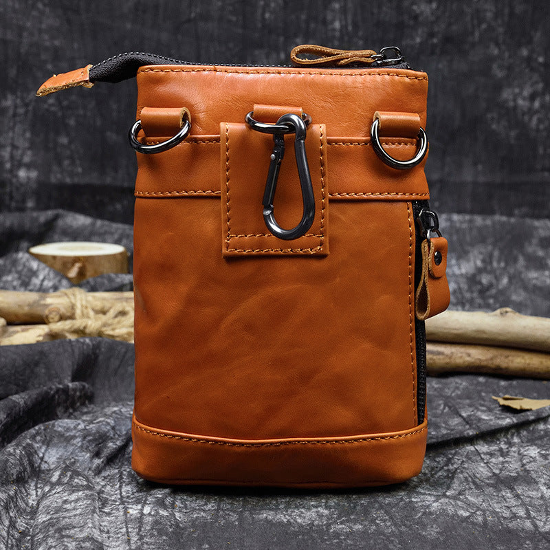 Men's Leather Belt Bag