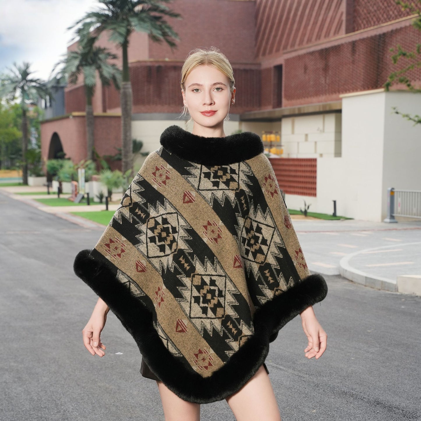 Head Cover Cape Elegant Shawl