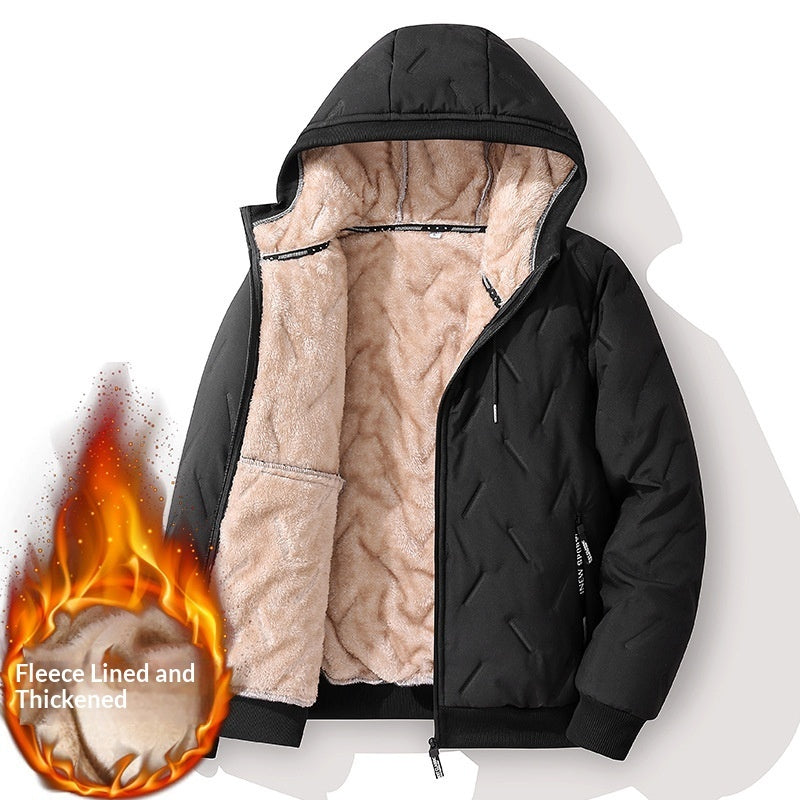 Men's Mid-length Down Cotton-padded Coat