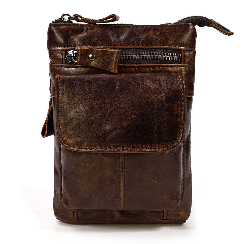 Men's Leather Belt Bag