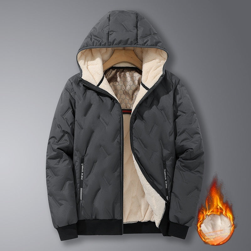 Men's Mid-length Down Cotton-padded Coat